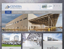 Tablet Screenshot of geneba.com
